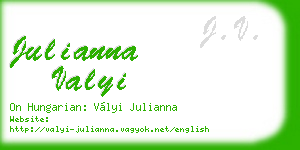 julianna valyi business card